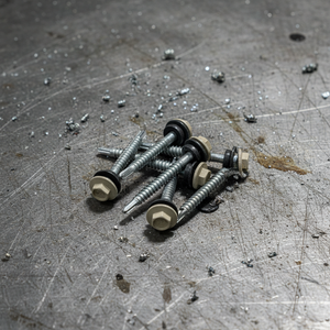 Industrial Grade Carbon Steel Wood Fasteners Supplier BIS Certified Class 4.8 6.8 Zinc/<b>Galvanized</b> Hex Washer Head Coarse <b>Screws</b> - Product Image 1