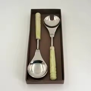 Heavy Duty Metal <b>Salad</b> Server Set Buffet Serving Accessories Stainless Steel Kitchen <b>Tools</b> - Product Image 5