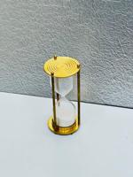 Reloj de Arena de 6'' de Latón Macizo con Diseño 3D de Ángel Animal |   Pie Decorativo Vintage para Mesa de Graduación