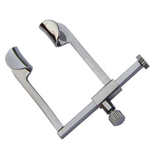 Espéculo Oftálmico Personalizado Cook con Tornillo de Bloqueo, Retractor de Párpado de Hoja Sólida, Instrumento Manual de Precisión de Acero Inoxidable - Product Image 1