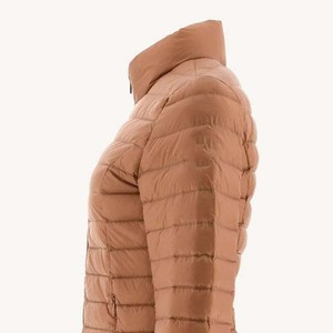Chaqueta de Invierno Premium OEM para Mujer, Tejida, Cortavientos, Acolchada, Larga, Ajustada, Transpirable, Impermeable, con Capucha, de Poliéster - Product Image 5