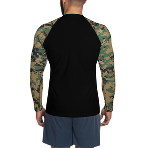 เสื้อรัดรูปแขนยาวพิมพ์ลายระบายอากาศได้ดี เป็นมิตรกับสิ่งแวดล้อม สำหรับ MMA BJJ ยิม ฟิตเนส ออกกำลังกาย ศิลปะการต่อสู้ - Product Image 2