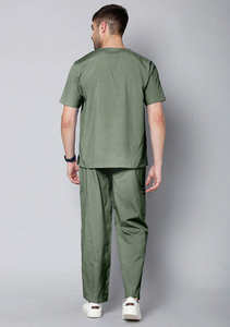 Ensembles de blouses médicales ajustées pour hommes 2026, extensibles, à séchage rapide, uniformes d'hôpital, avec logo personnalisé, en Spandex - Product Image 2