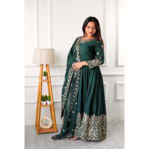 Diseñador Pent y Dupatta Set Elegantes vestidos de noche para fiestas - Product Image 2