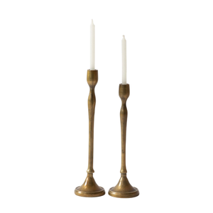 แท่นวางเทียนสำหรับตกแต่งบ้านทำจากทองเหลืองแผ่นอลูมิเนียมหล่อเทียนแฮนด์เมดออกแบบได้ตามต้องการแบบ S/2 - Product Image 2