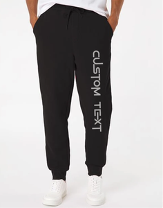 Pantalones Deportivos Personalizados con Texto – Pantalones de Chándal Personalizados para Hombre y Mujer con Nombre Personalizado, Ropa Deportiva Urbana, Pantalones Casuales para Gimnasio - Product Image 1
