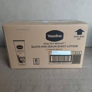 Soin Corporel Éclaircissant Anti-UV Gluta-Hya Serum Burst pour une Peau Saine et Lumineuse, Bleu, 300ml x 12 Tubes - Product Image 4