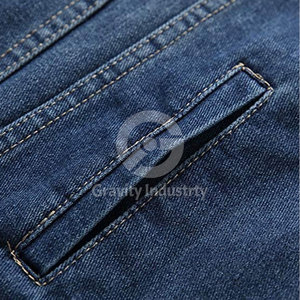 Veste en jean d'hiver pour homme 100% coton Logo personnalisé imprimé Écologique Respirant Haute qualité Prix bas Grande taille - Product Image 6