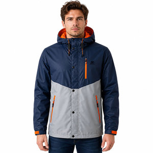 Chaquetas de Lluvia de Invierno para Hombre con Capucha, Marca Privada, con Impresión de Logotipo Frontal, Ecológicas y Transpirables, Tallas Personalizadas Disponibles - Product Image 4