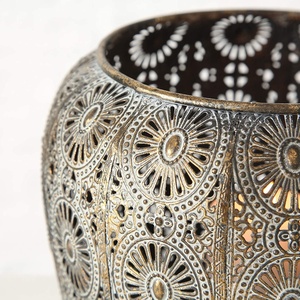 Vase en fer noir personnalisé porte-lampe T en métal pièce décorative polyvalente pour la maison et le mariage pour les bougies - Product Image 4