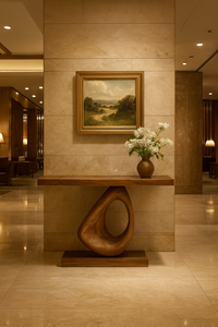 Mesas de Consola de Madera Sólida Natural para Decoración de Hoteles Ecológicos con Diseño Único, Muebles de Madera, Muebles de Hotel de Diseño - Product Image 5