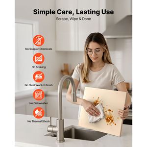 Pietra per Pizza in Cordierite Extra Large 15 X 12 Pollici, Spessore 0,6, Resistente al Calore, Adatta per Forno, con Certificato LFGB - Product Image 5