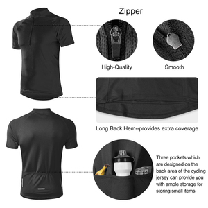 Maillot de cyclisme haute performance pour homme, manches courtes, respirant, anti-transpiration, vêtements de vélo de route à vendre - Product Image 3