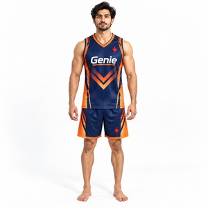 Ropa Deportiva Atlética, Transpirable, Ligera, para Entrenamiento, Juego, Práctica, Uniforme de Baloncesto Personalizado, Conjunto de Camiseta y Pantalones Cortos para Equipo - Product Image 1