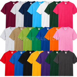 Camisetas Unisex Lisas de Algodón con Cuello Redondo, Estilo Casual, Corte Ajustado, Artículo en Stock, Excedente de Prendas de Bangladesh - Product Image 2
