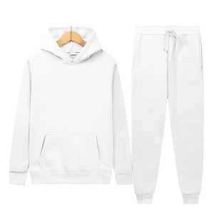 Conjunto Deportivo Informal de Invierno para Hombre, con Capucha, Ligero, 100% Algodón, Transpirable, con Logotipo Personalizado, de Secado Rápido - Product Image 2
