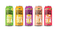 Hoge Kwaliteit Frisdranken Gratis Ontwerp Label 250/330/500Ml Aardbeiensap Thee Met Popping Boba Verpakt In Fles