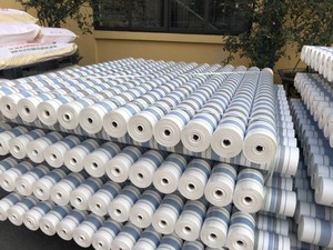 Bâche PE bleue unie HQ, tissée, écologique, 700D-1500D, résistante à l'eau, au vent et aux UV, pour extérieur, fournie directement par l'usine - Product Image 3
