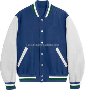 Chaqueta de béisbol Varsity Letterman de invierno para hombre 2024, venta al por mayor de alta calidad para hombres - Product Image 4