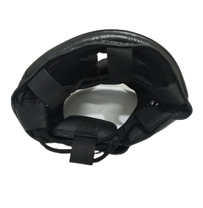 Protège-tête en cuir synthétique de haute qualité grande sangle imprimé Logo tissé Protection d'étiquette pour l'entraînement aux arts martiaux pour les boxeurs - Product Image 6