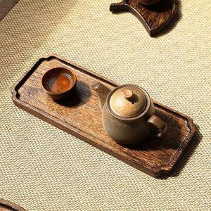 Hot Sales Decorative <b>Large</b> Wooden Serving Tray Handles Rectangular Bamboo Food Trays Rustic Wooden Serving Tray for Serving Tea - Product Image 6
