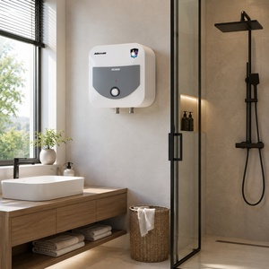 Chauffe-eau électrique mural TADT 15L pour salle de bain domestique, réservoir d'eau chaude à économie d'énergie avec thermostat réglable - Product Image 6