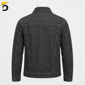 Chaqueta de Mezclilla para Hombre, Diseño Resistente, Textura Rugosa, Ajuste Cómodo, Estilo Versátil, Informal, para Viajes, Actividades al Aire Libre, Impermeable - Product Image 5