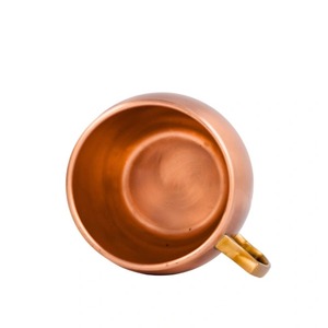 Copper Mugs Set of 4 with Hammered Finish and Straws Vintage Drinkware for Home <b>Kitchen</b> Use - Product Image 6