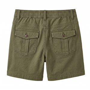 Women's Mid Waist Cargo Shorts & Skirts 100% Cotton Breathable Knitted Sporty Pocketed Summer Casual Gym Wear - Product Image 2