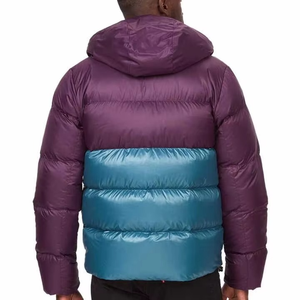 Chaqueta acolchada para hombre de último diseño, muy demandada, de alta calidad, a prueba de viento, con capucha y cremallera, en bloques de color, hecha en Pakistán. - Product Image 2