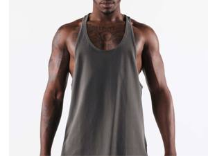 Camiseta sin Mangas para Hombre de Primera Calidad, Elegante, Cómoda, Fácil de Lavar, Tallas Grandes, Secado Rápido, Tejido Transpirable, Spandex/Algodón - Product Image 5