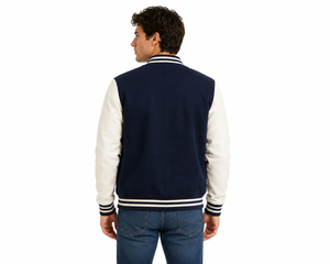 Vestes universitaires personnalisées OEM avec broderie et patch en chenille |   Fabricant de vêtements streetwear - Product Image 6