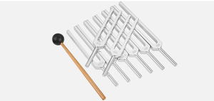 Juego de diapasones de aluminio de 8 piezas, afinador de enseñanza estándar internacional 256-512HZ Y.. - Product Image 4