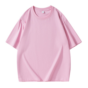 T-shirt Homme Personnalisé avec Logo, 280 GSM, Coton Lourd, Coupe Ample, Imprimé, Tricoté, Populaire - Product Image 2
