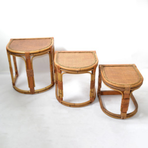 Set of 3 rattan coffee tea <b>table</b> <b>high</b> quality home furnishings competitive price sofa <b>tables</b> - Product Image 3