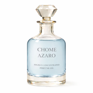 Huile de parfum concentrée (Attar) non alcoolisée de haute qualité Chrome Azaro 50 grammes, parfum unisexe longue durée - Product Image 1