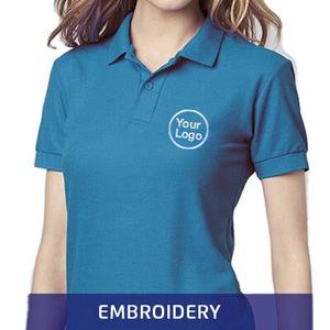 Spandex de coton pour femmes pour polo poignets élastiques tissu extensible respirant trois boutons tissage tricoté - Product Image 3