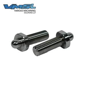 สลักยึดตำแหน่งแบบเกลียวสแตนเลส 316 ผลิตตามสั่งด้วยเครื่อง CNC - Product Image 2