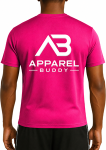 T-shirt décontracté à manches courtes 100 % coton pour homme de la marque AMY, uni avec broderie sur le devant, coupe classique, personnalisable avec logo, vente en gros - Product Image 2