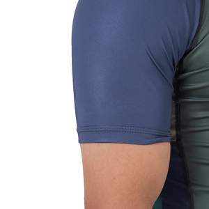 T-shirt de compression à manches courtes pour homme, séchage rapide, 100 % polyester 180g, pour la gym et l'entraînement, imprimé numérique sur le devant - Product Image 3