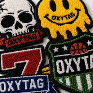 ชุดแพทช์ปัก OXYTAG แบบรีดติด พร้อมลายหัวกะโหลก ยิ้ม ลิงกอริลลา และตัวเลข สำหรับตกแต่งเสื้อผ้า รับผลิตแบบ OEM - Product Image 3