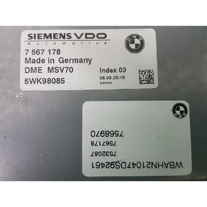 Módulo de Control del Motor para Serie 7 E65, E66 2005-2008, Usado, ORIGINAL 7567178 - Product Image 6