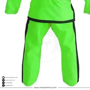 ชุดยูโดผ้าฝ้ายออร์แกนิคปักโลโก้ตามสั่ง แบบ Pearl Weave สำหรับฝึกซ้อมบราซิลเลียนยิวยิตสู ระดับมืออาชีพ พร้อมอุปกรณ์ป้องกัน - Product Image 6