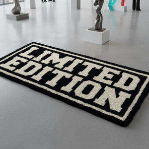 Alfombras de Lana con Diseño Geométrico para Sala de Estar, Dormitorio, Baño y Cocina, Antideslizantes, Hechas a Mano - Product Image 1