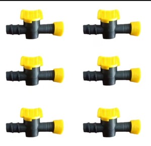 วาล์วหยดน้ำแบบแบน JIVANDHARA ขนาด 16 มม. วัสดุ PP สำหรับระบบน้ำหยด ท่อแบน ข้อต่อตรง ใช้ในฟาร์ม เรือนกระจก - Product Image 2