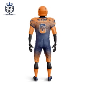Uniformes de Fútbol Americano Personalizados de Alta Calidad con el Mejor Diseño, Protecciones para Hombros, Tela Transpirable, Impresión Digital, Unisex - Product Image 2