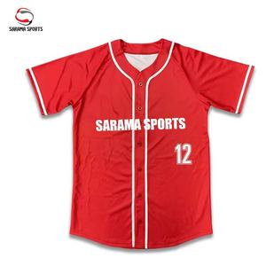 Maillots de baseball haute performance légers, uniformes d'équipe personnalisés pour les équipes scolaires et les clubs, vente en gros - Product Image 2