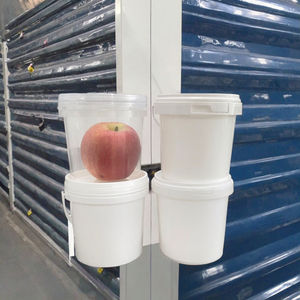 Seau à peinture en plastique PP cylindrique de qualité supérieure, marque Folin, 1 gallon, blanc vierge, écologique, imprimé à l'écran, avec poignée, ISO - Product Image 5