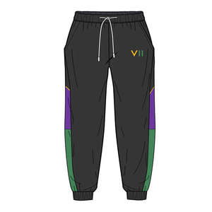 Custom Men Hooded Casual Streetwear <b>Windbreaker</b> Set <b>Vintage</b> 90s Color Block Tracksuit Two Piece Jogger Hip Hop Sportswear - Product Image 5