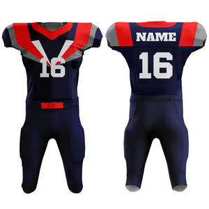 Uniformes de football américain personnalisés de haute qualité, meilleur design, maillot de football américain en twill pour jeunes - Product Image 1